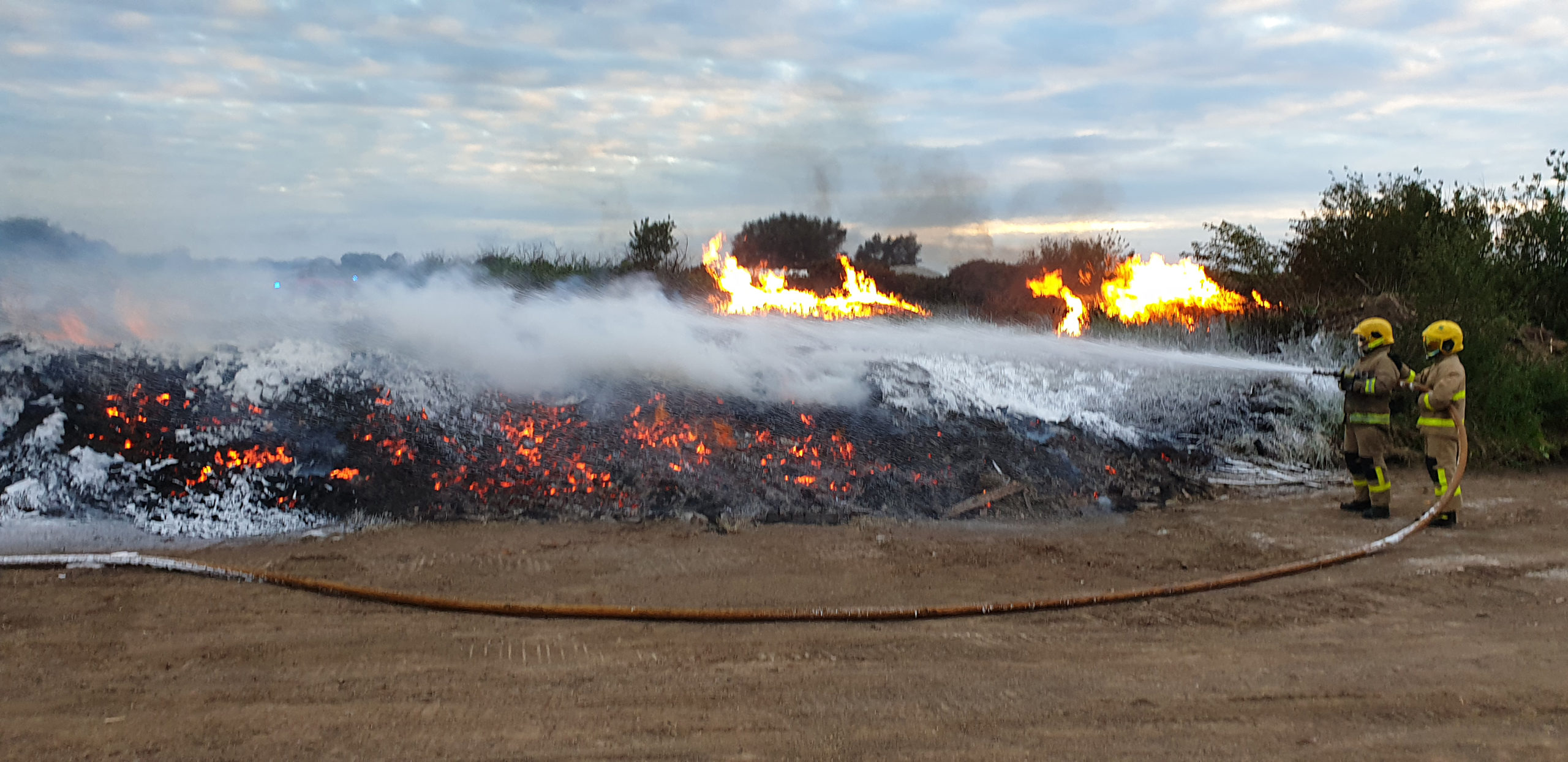 Firefighters at a wildfire incident.