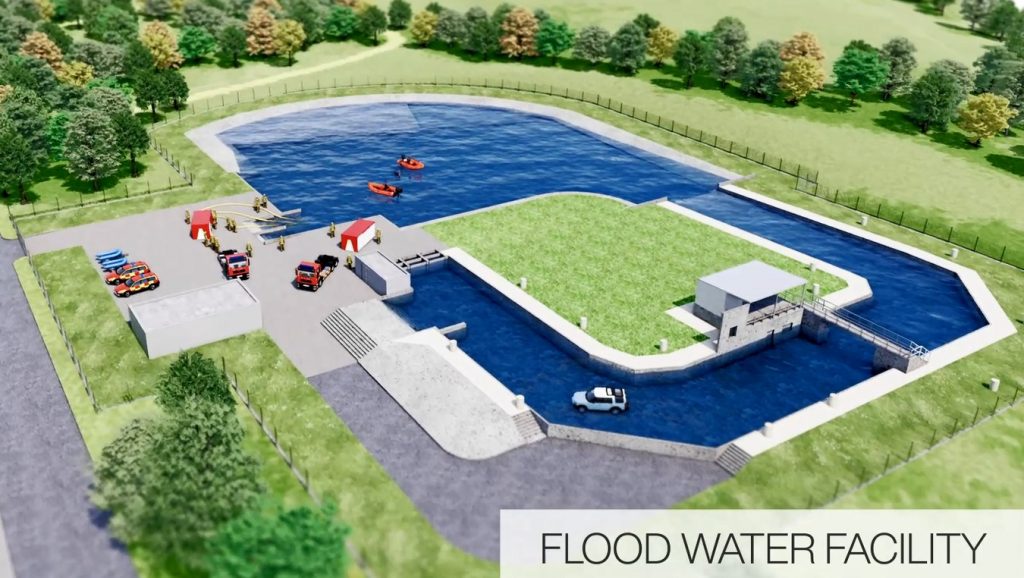 NIFRS Learning and Development Centre proposed flood water facility