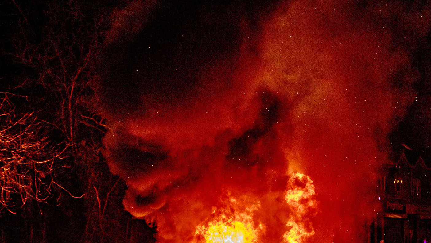 Image of flames and smoke