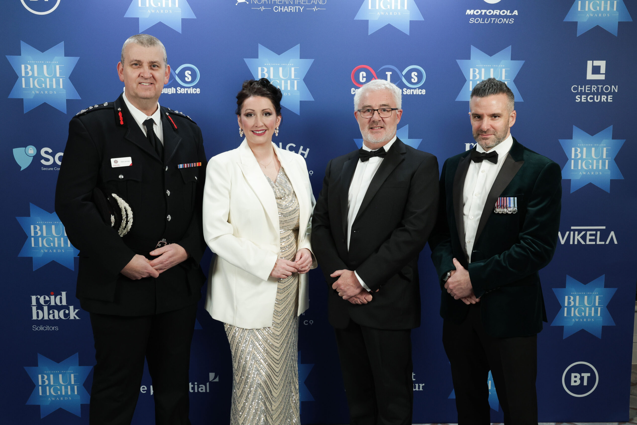 Showing NIFRS at the Blue Light Awards.
